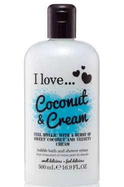I Love...Bubble Bath & Shower Crème I Love… 500ml Coconut & Cream