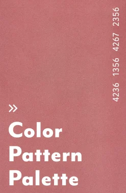 I'm Meme Color Pattern Palette 001 Coral Pattern