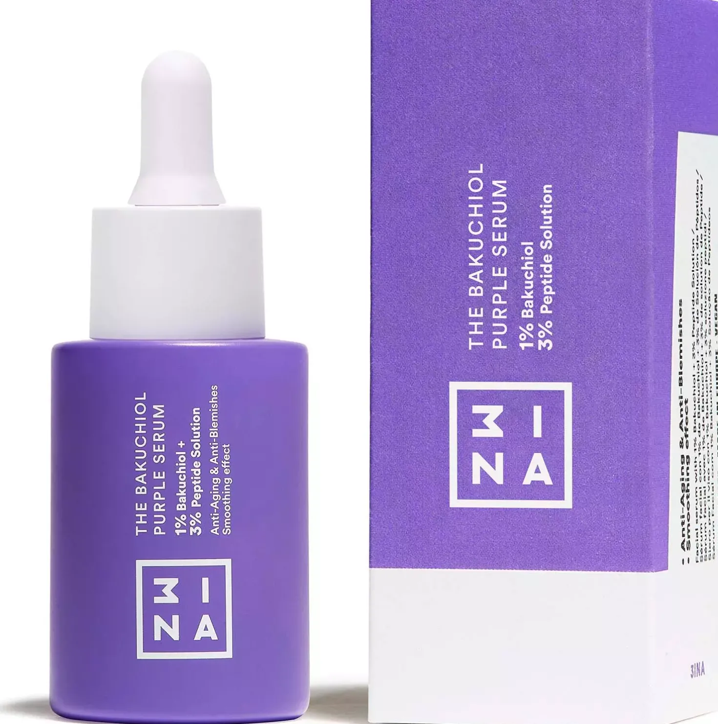 3INA The Bakuchiol Purple Serum 30 ml