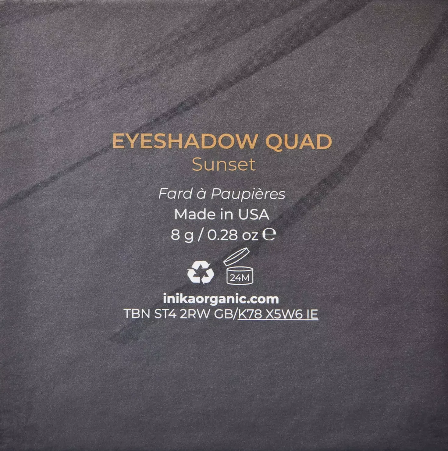 Inika Organic Eyeshadow Quad Sunset