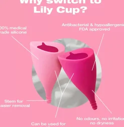 INTIMINA Lily Cup A window Menstrual cup A