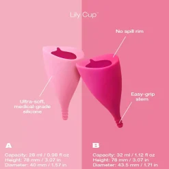 INTIMINA Lily Cup A window Menstrual cup A