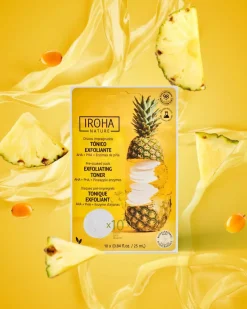 IROHA NATURE Exfoliating Toner Pads AHA + PHA + Pinapple Enzymes