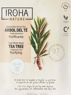 IROHA NATURE Purifying Tea Tree Face Sheet Mask
