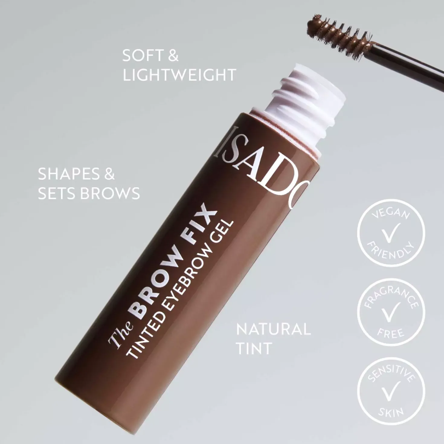 IsaDora The Brow Fix Tinted Eyebrow Gel 03 Medium Brown