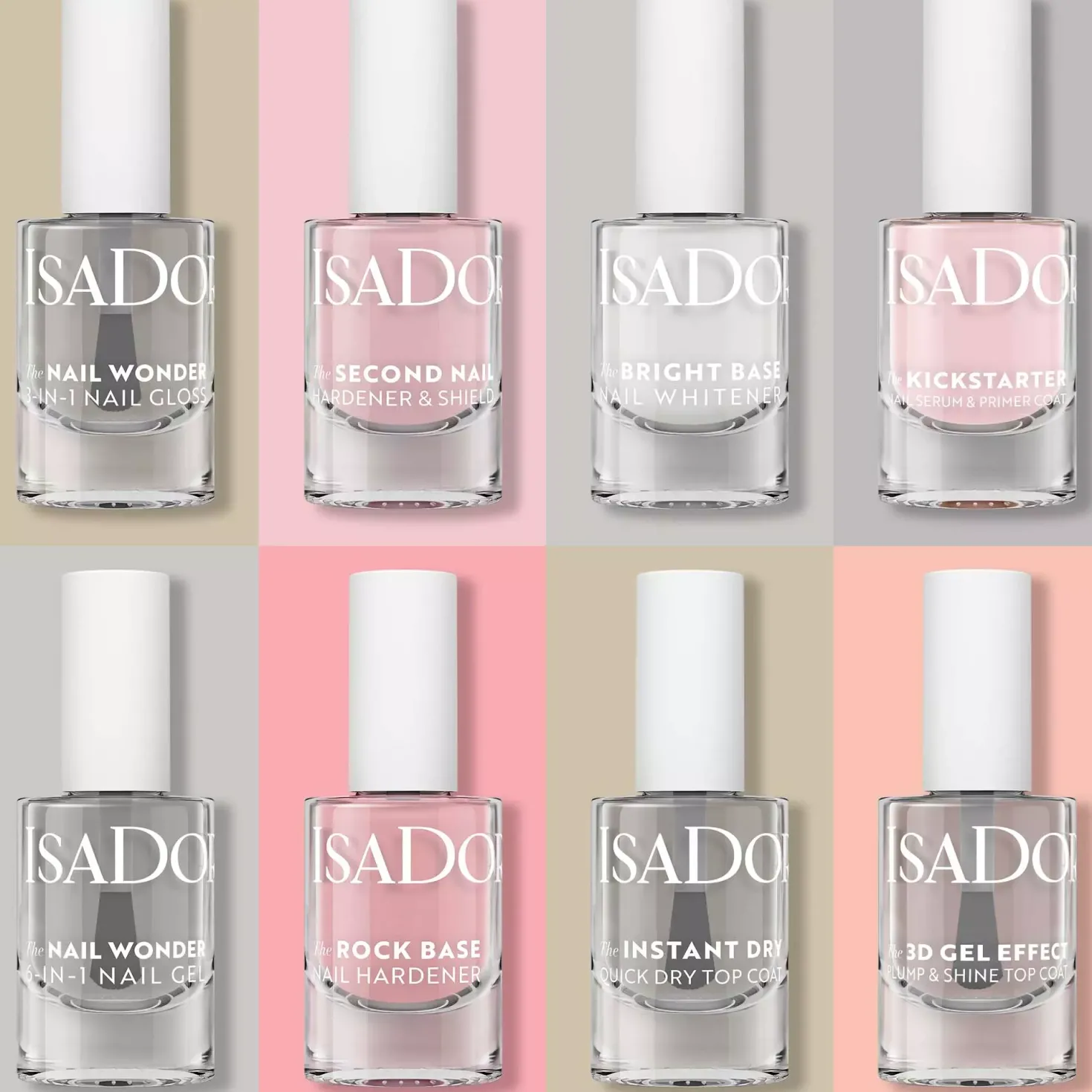 IsaDora The Nail Wonder 6 in 1 Nail Gel 09 Clear 6-in-1