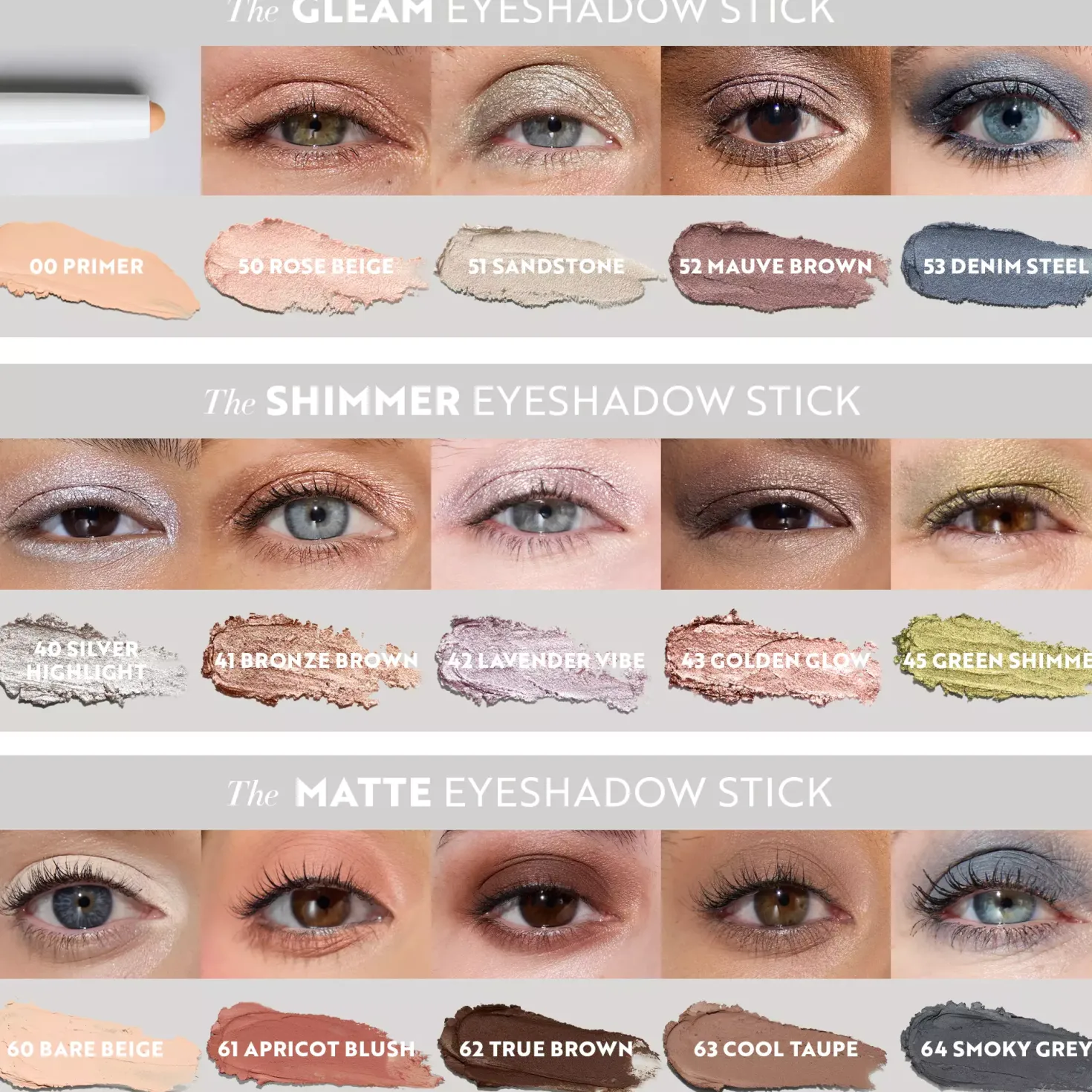 IsaDora The Shimmer Eyeshadow Stick Longwear & Water-Resistant 42 Lavender Vibe