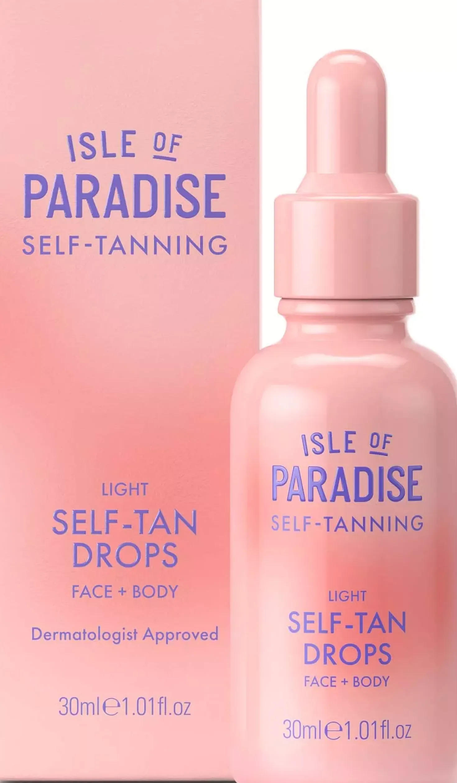 Isle Of Paradise Self Tanning Drops Dark