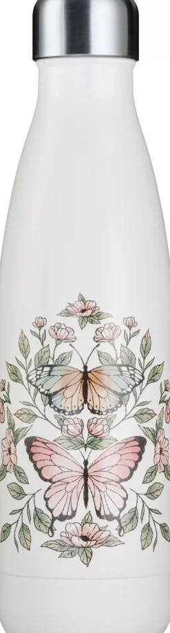 JobOut Water Bottle Butterflies