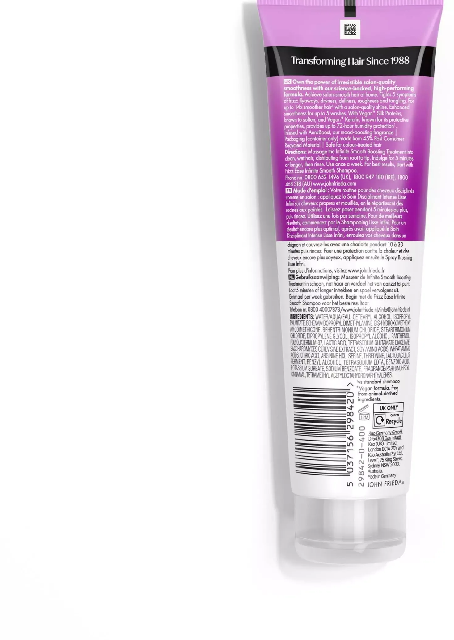 John FriedaFrizz Ease Infinite Smooth Care treatment 150 ml