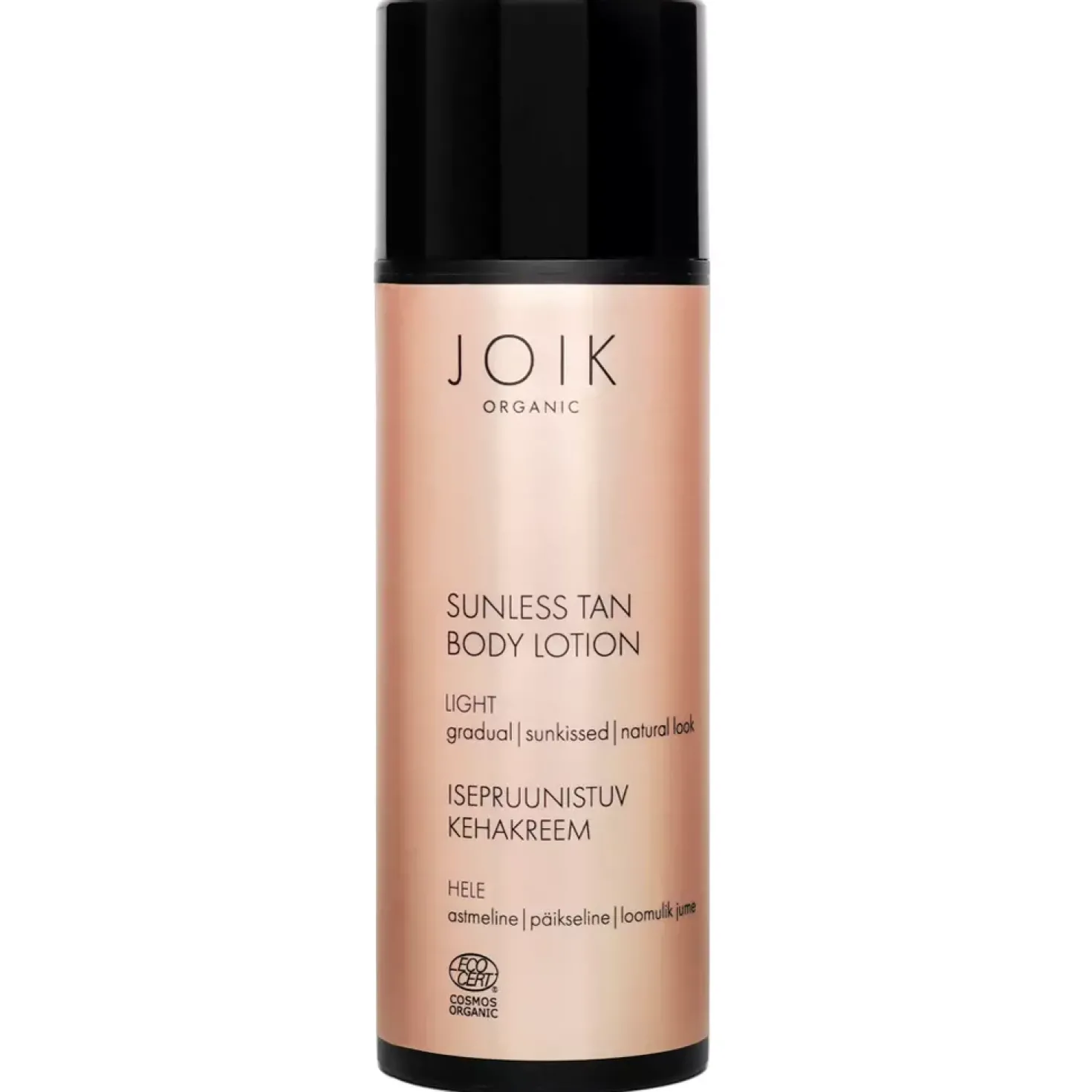 JOIK Organic Sunless Tan Body Lotion Light