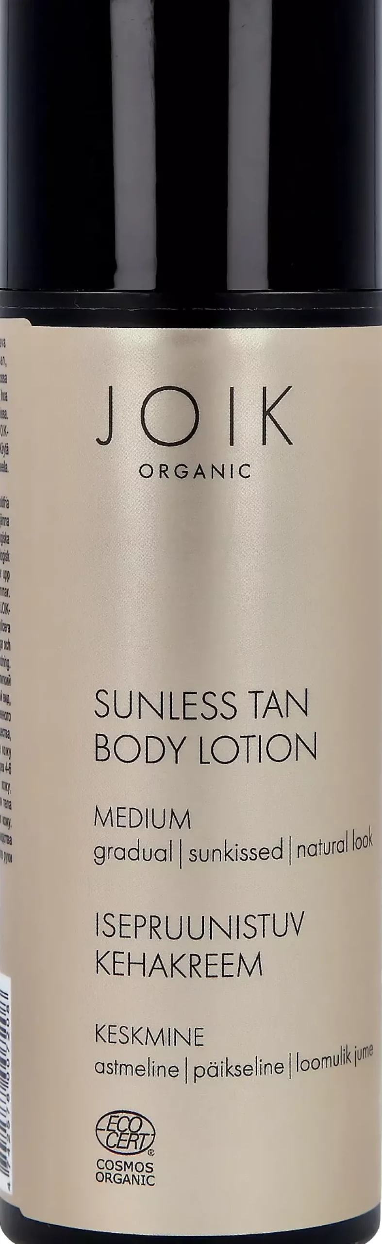 JOIK Organic Sunless Tan Body Lotion Medium