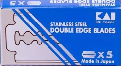 Kai Stainless Steel Double Edge Razor Blades 5-Pack 5 stk