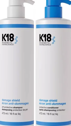 K18DAMAGE SHIELD Bundle Protective Shampoo 473 ml & Conditioner 473 ml