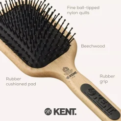 Kent Brushes Airhedz Maxi-Phine Taming Paddel Brush