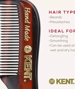 Kent Brushes Extra Small Hand made Mustash Beard Comb
