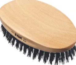 Kent Brushes Grooming Static-Resistant Nylon Bristle Military Style Brush