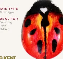 Kent Brushes Pebble Brush Bug - travel size