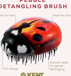 Kent Brushes Pebble Brush Bug - travel size