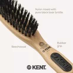 Kent Brushes Small Grooming Brush Boar