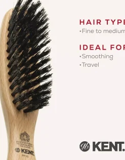 Kent Brushes Small Grooming Brush Boar