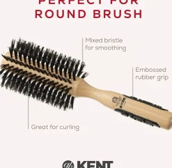 Kent Brushes Stor Round Brush Boar