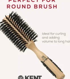 Kent Brushes Stor Round Brush Boar