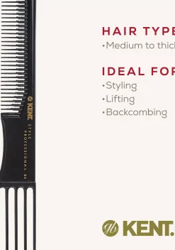 Kent Brushes Style Professional Styling and Lifting Comb