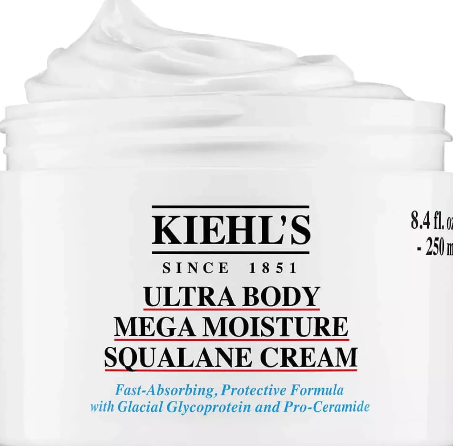 Kiehl'sUltra Body Mega Moisture Squalane Cream 250 ml