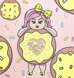 KimChi Chic Donut Collection Eyeshadow Palette Strawberries & Cream