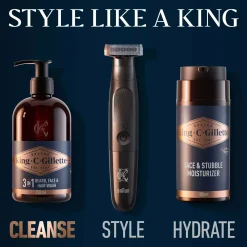 King C. Gillette 3in1 Beard, Face & Hair Wash 350 ml