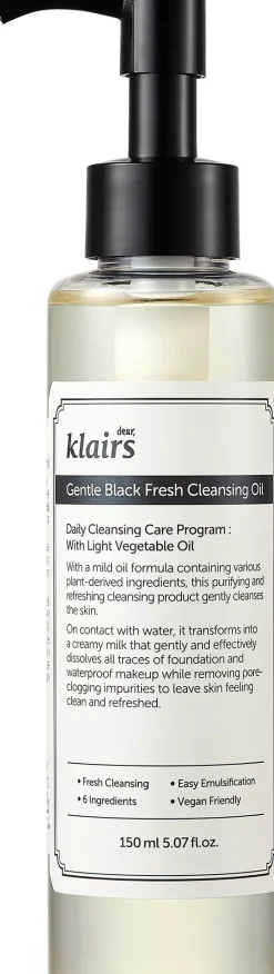 KlairsGentle Black Fresh Cleansing Oil 30 ml