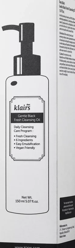 KlairsGentle Black Gentle Black Fresh Cleansing Oil 150 ml