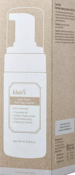 KlairsRich Moist Soothing Foaming Cleanser 100 ml
