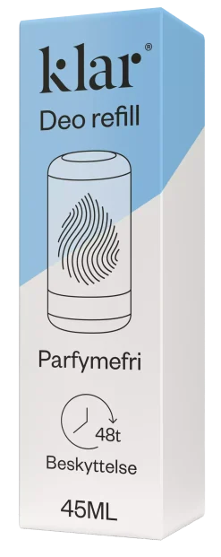 Klar Deo Refill Fragranse Free 45 ml