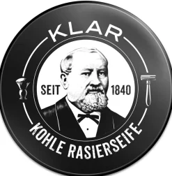 Klar Seifen Activated Charcoal Shaving Soap 100 g