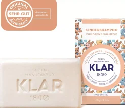 Klar Seifen Childrens Shampoo Bar - Fragrance Free 100 g