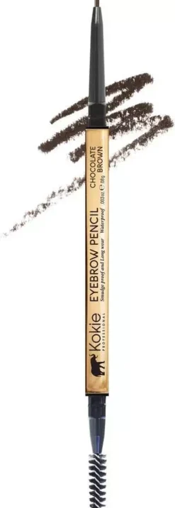Kokie Cosmetics Micro-Fine Eyebrow Pencil Chocolate Brown