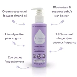Kokoso Baby Coconut Oil Baby Lotion 190 ml