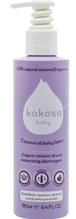 Kokoso Baby Coconut Oil Baby Lotion 190 ml