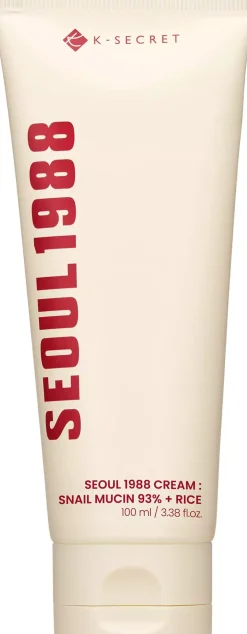 K-SecretSEOUL 1988 Cream: Snail Mucin 93% + Rice 100 ml