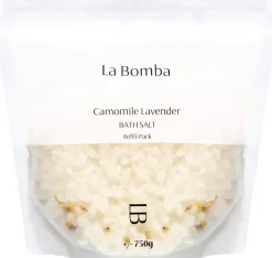 La Bomba Camomile Lavender Bath Salt Refill Pack 750 g