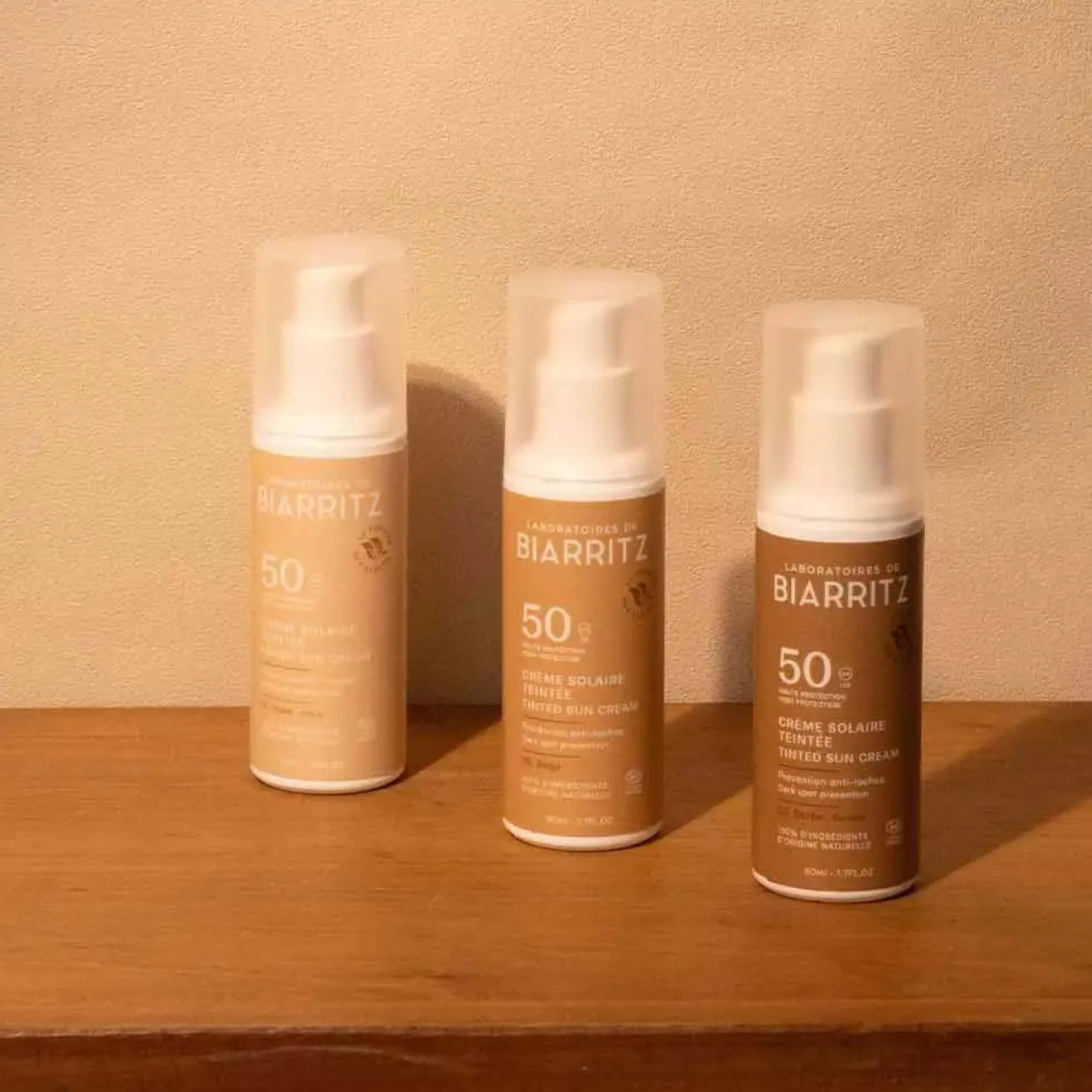 Laboratoires de BiarritzDERMO Suncare Tinted Face Sunscreen SPF50 Beige 50 ml