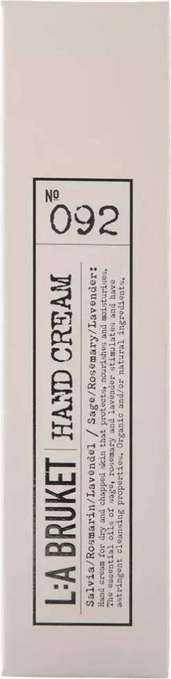 L:a Bruket 092 Handcrème Sage/Rosmary/Lavender CosN 30 ml