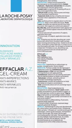 La Roche-PosayEffaclar A.Z. Gel-Creme 40 ml
