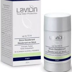 Lavilin Stick Deodorant 72h Men Probiotic 60 ml