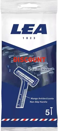 LEAMen Disposable 2 Blade Razors for Men 5 Pack
