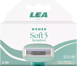 LEA Women Soft 5 Sensitive Mini Razor Blades 2 pack