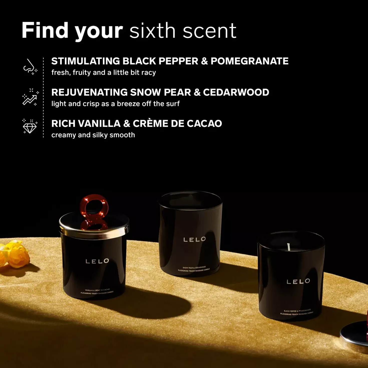 LELO Massage Candle Vanilla & Creme de Cacao