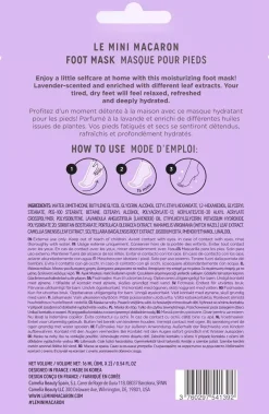 Le Mini Macaron Foot Mask Lavender